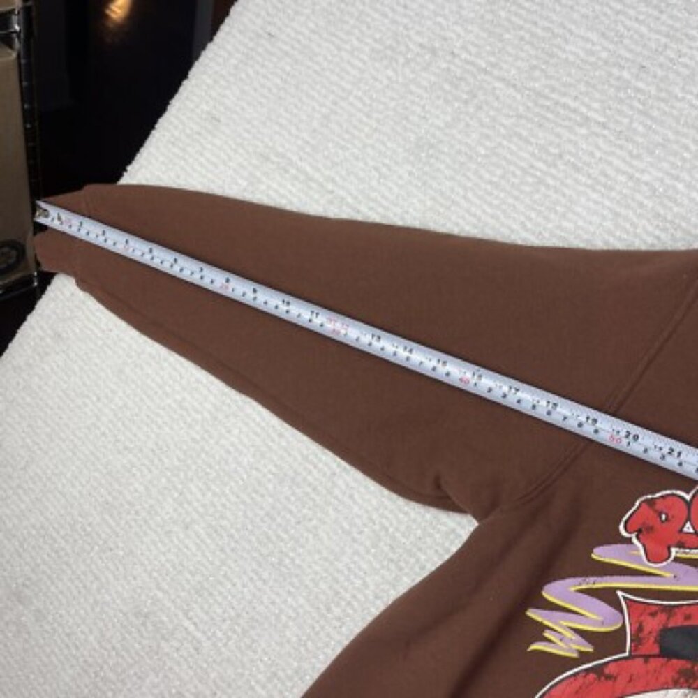 Rolling Stones Crewneck Sweatshirt Men XXS Brown Voodoo Lounge 1994 Sweater - Picture 13 of 16